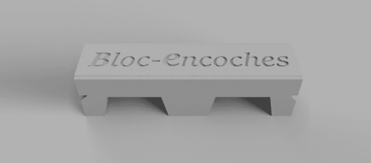 Bloc Encoches - Détail de l'assemblage